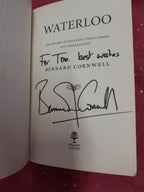 Waterloo signed by Bernard Cornwell