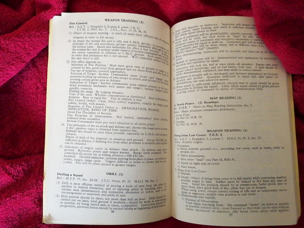 Army Cadet Force Instructors Handbook North Midland District - Old Curiosity Bookshop