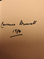 Lawrence Durrell Signed Book