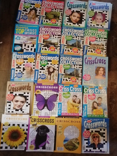 Crossword Puzzles x 6 Book Pack - Old Curiosity Bookshop